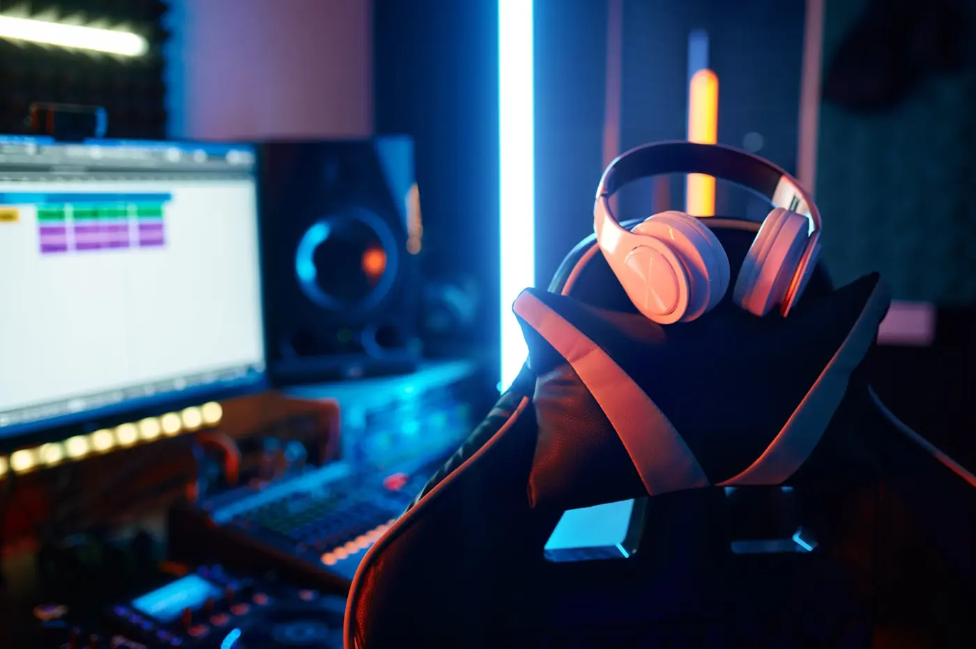 A recording studio